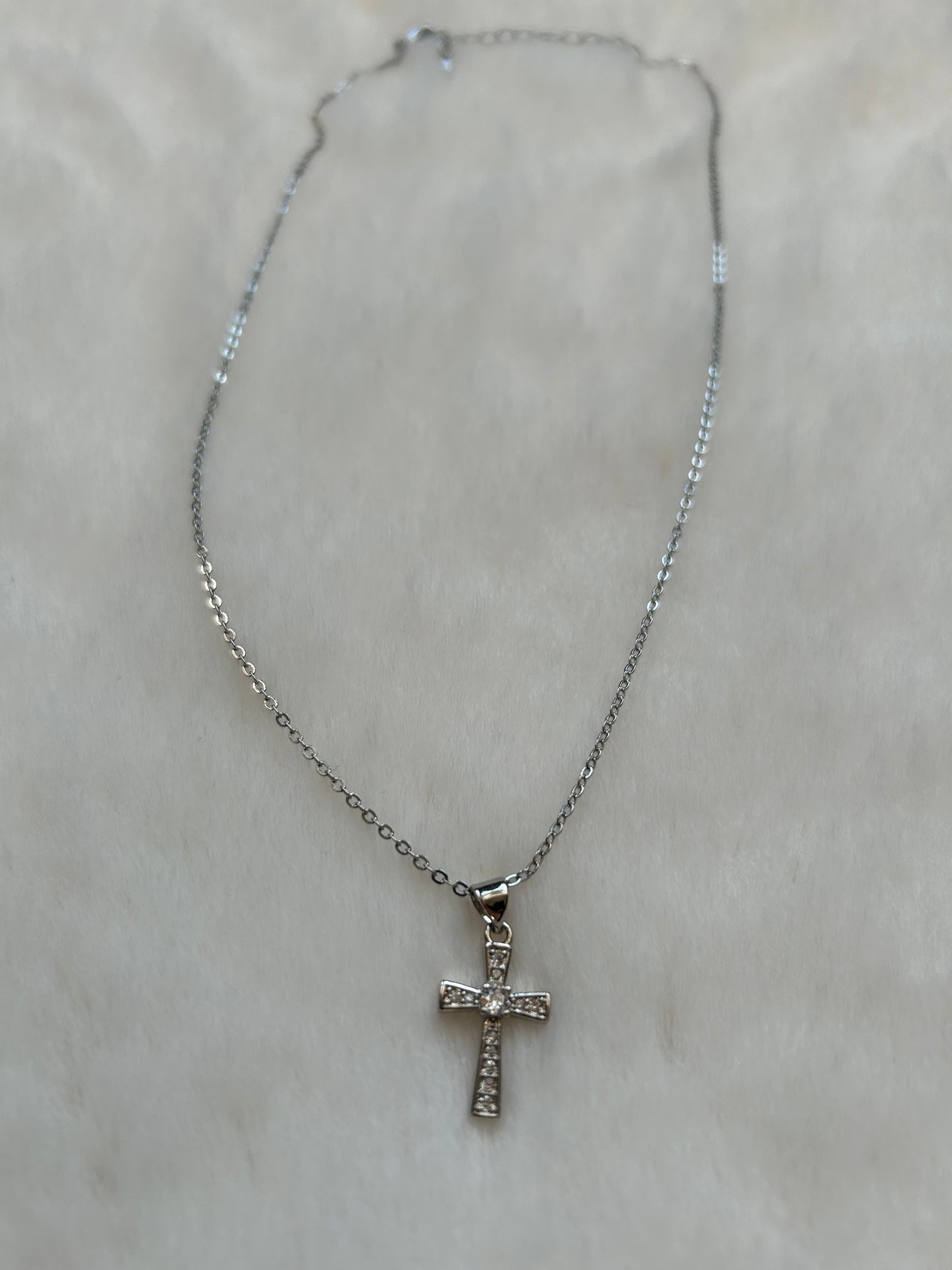 collana crocetta silver