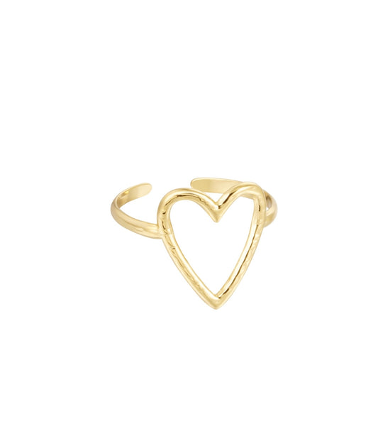 Anello heart oro