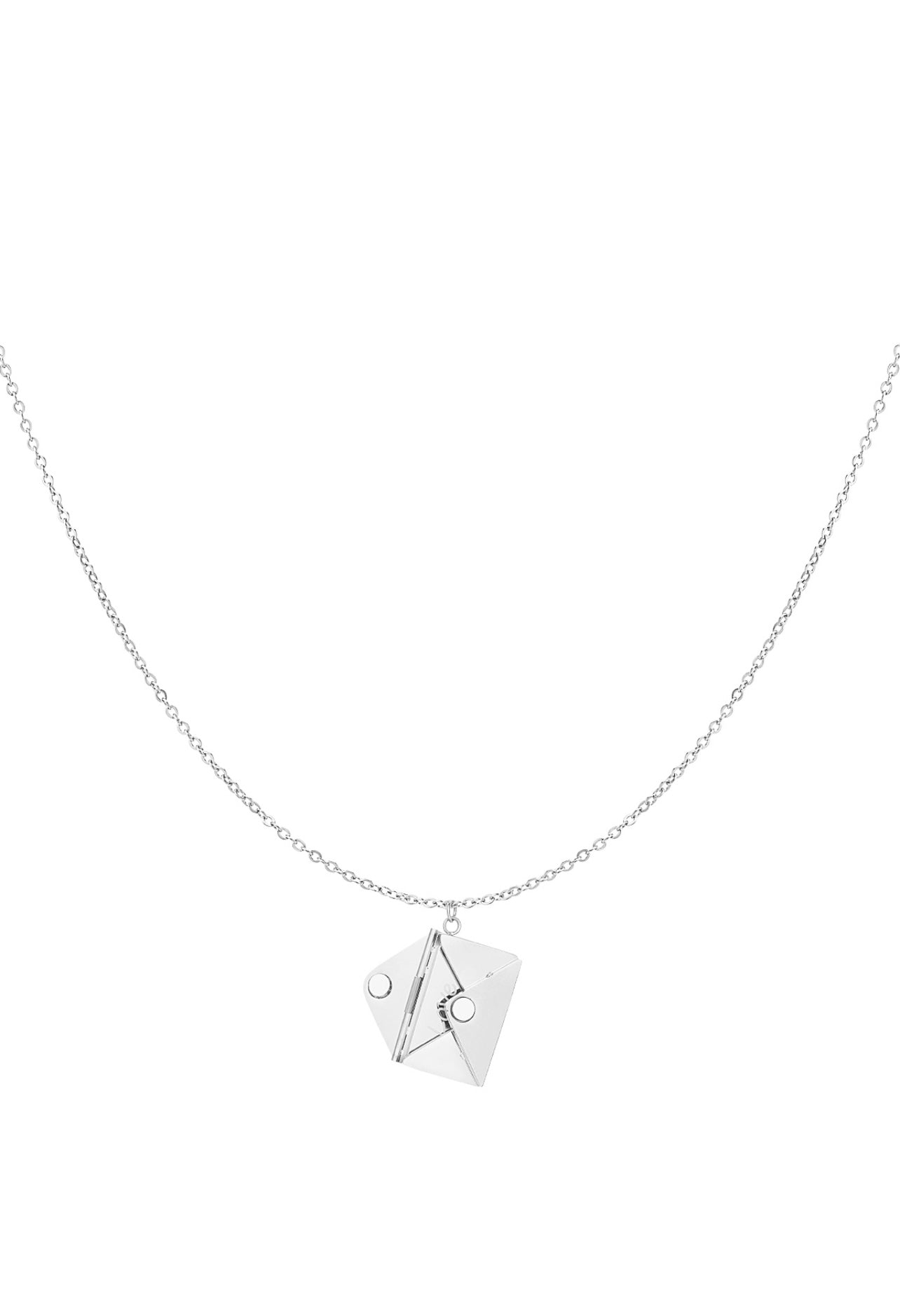 Collana lettera d’amore silver