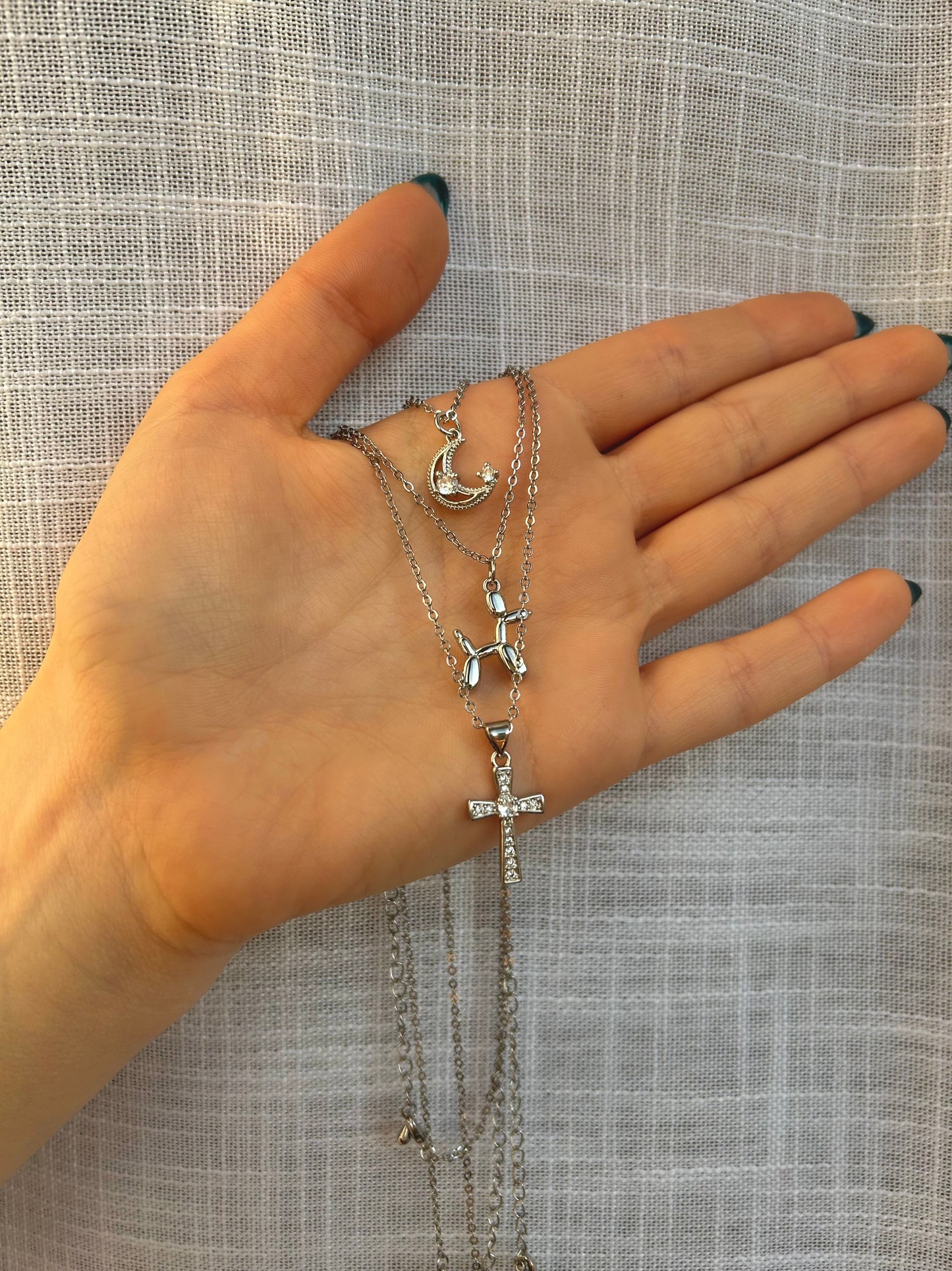 collana crocetta silver