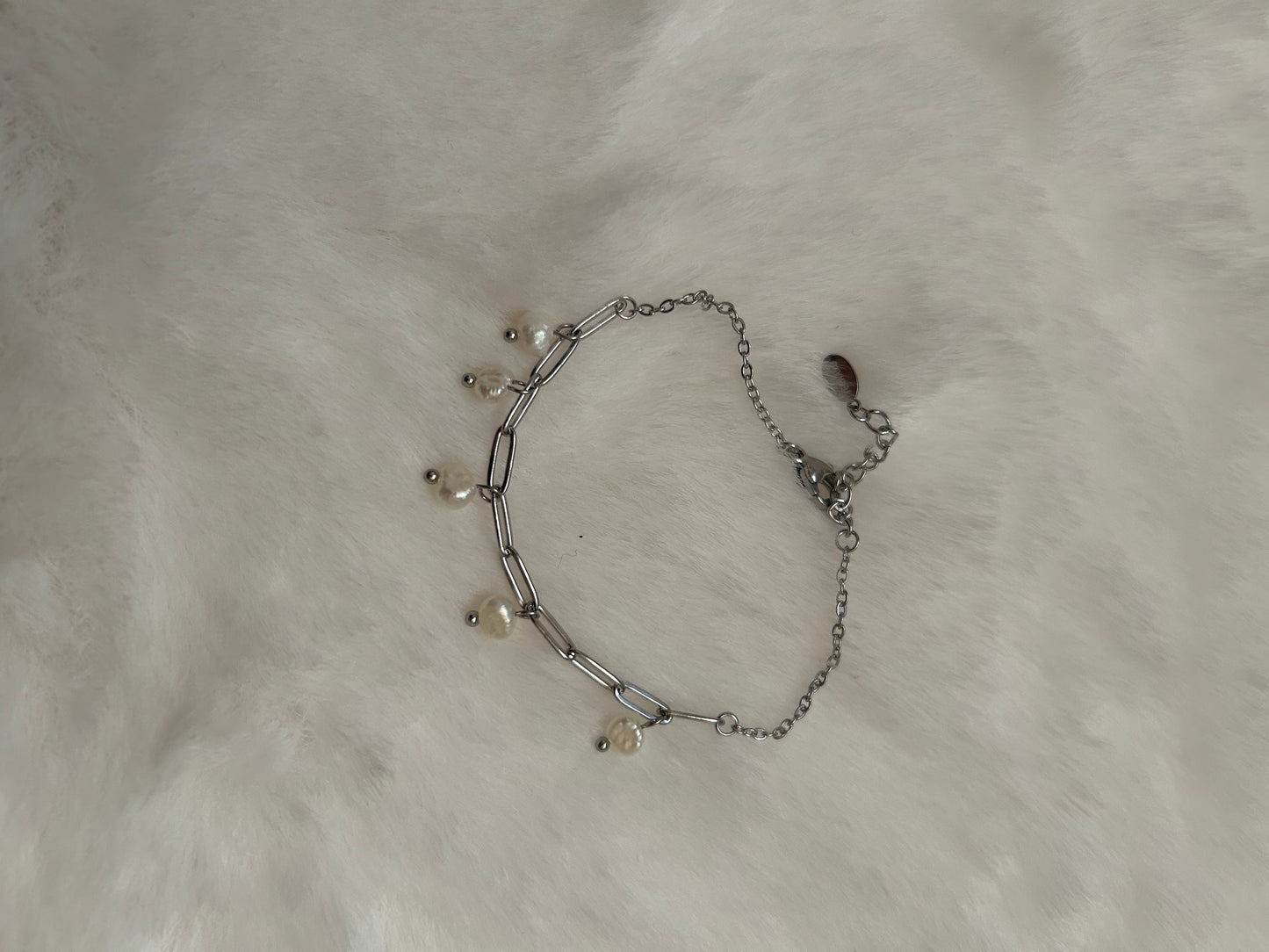 Bracciale perle silver