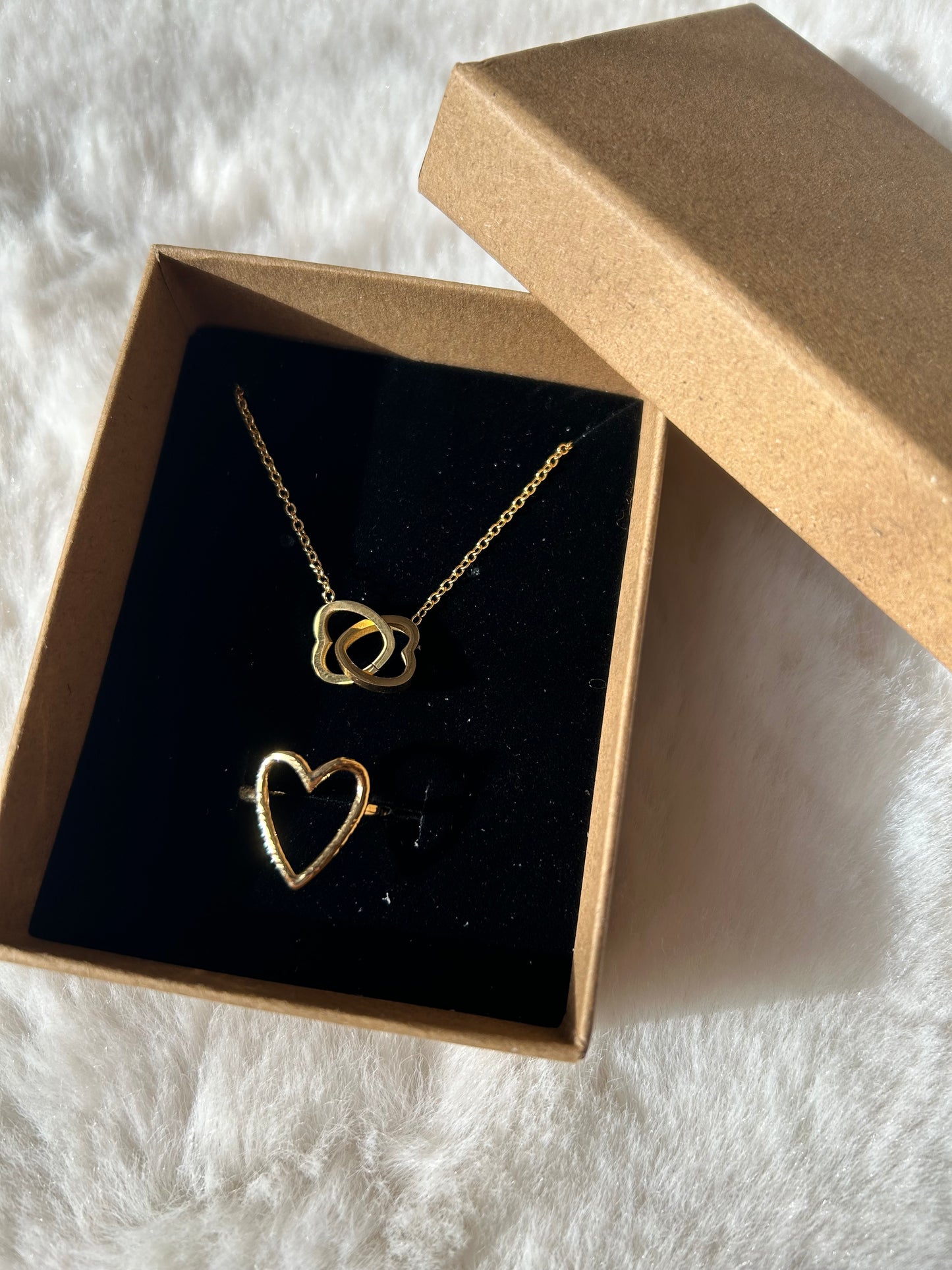 Set cuori gold