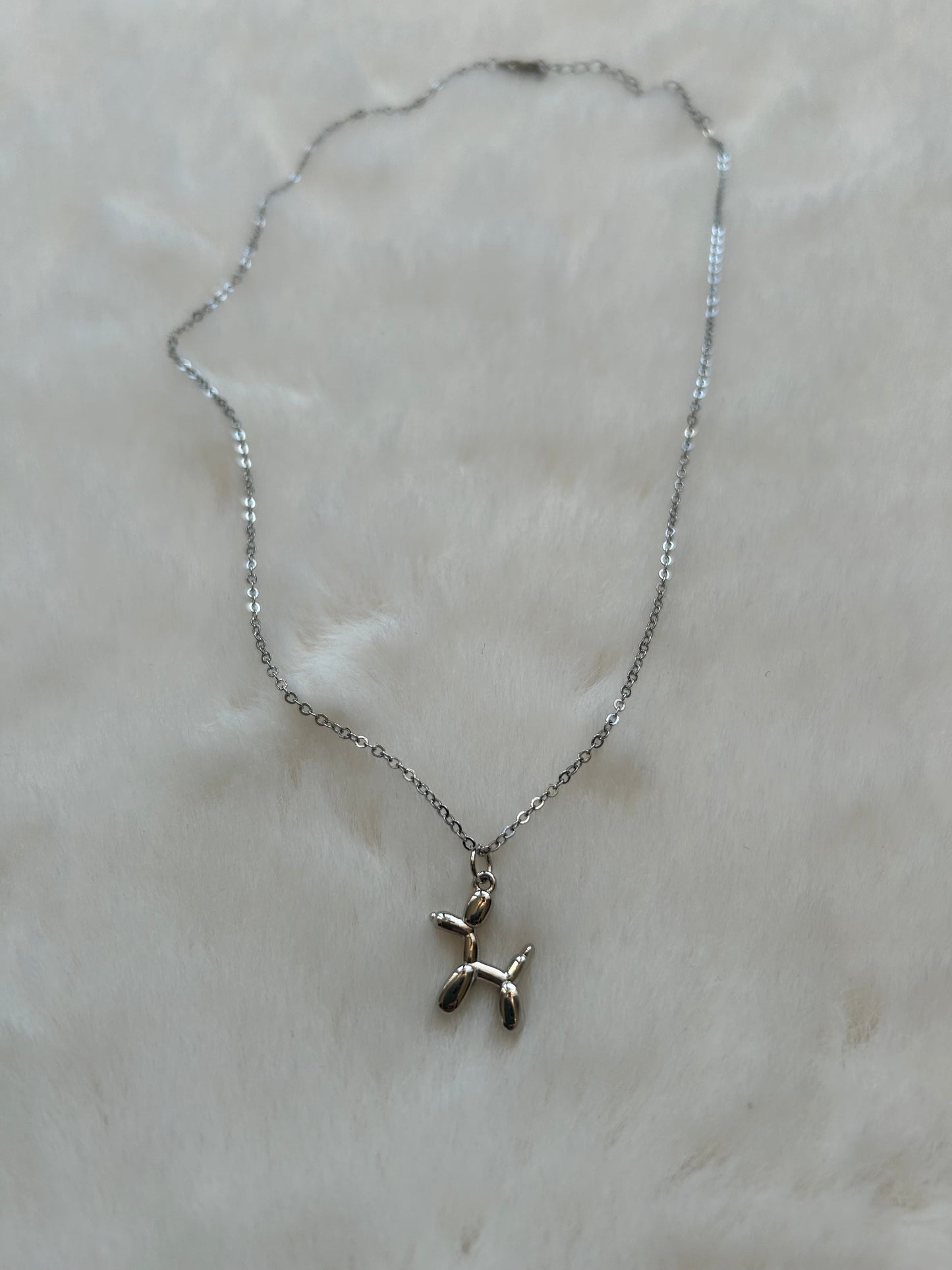 collana cagnolino silver