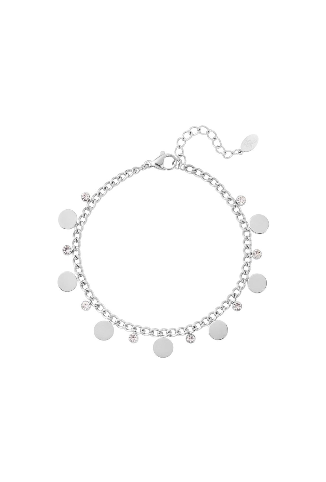 Bracciale brillantini silver