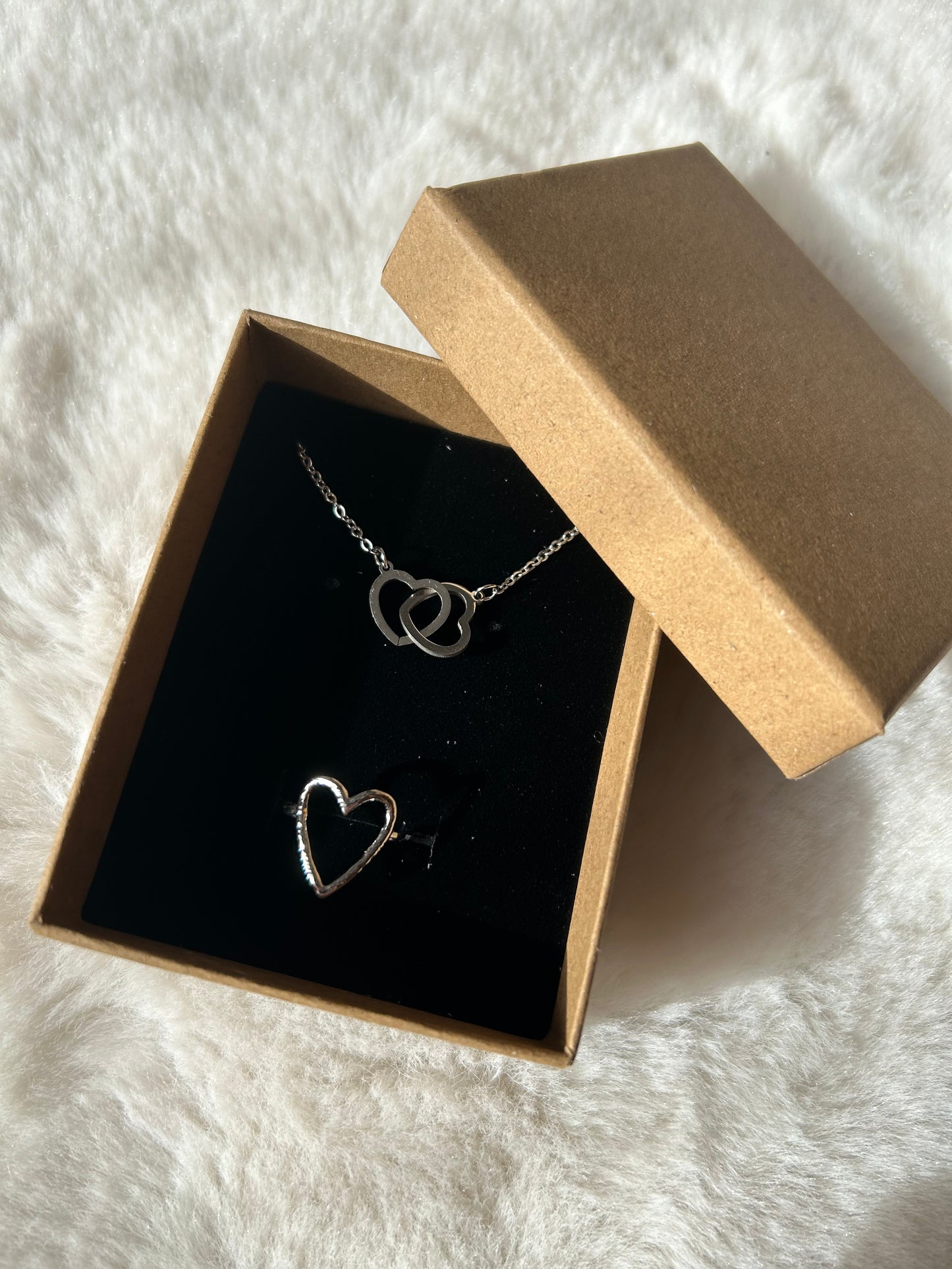 Set cuori silver