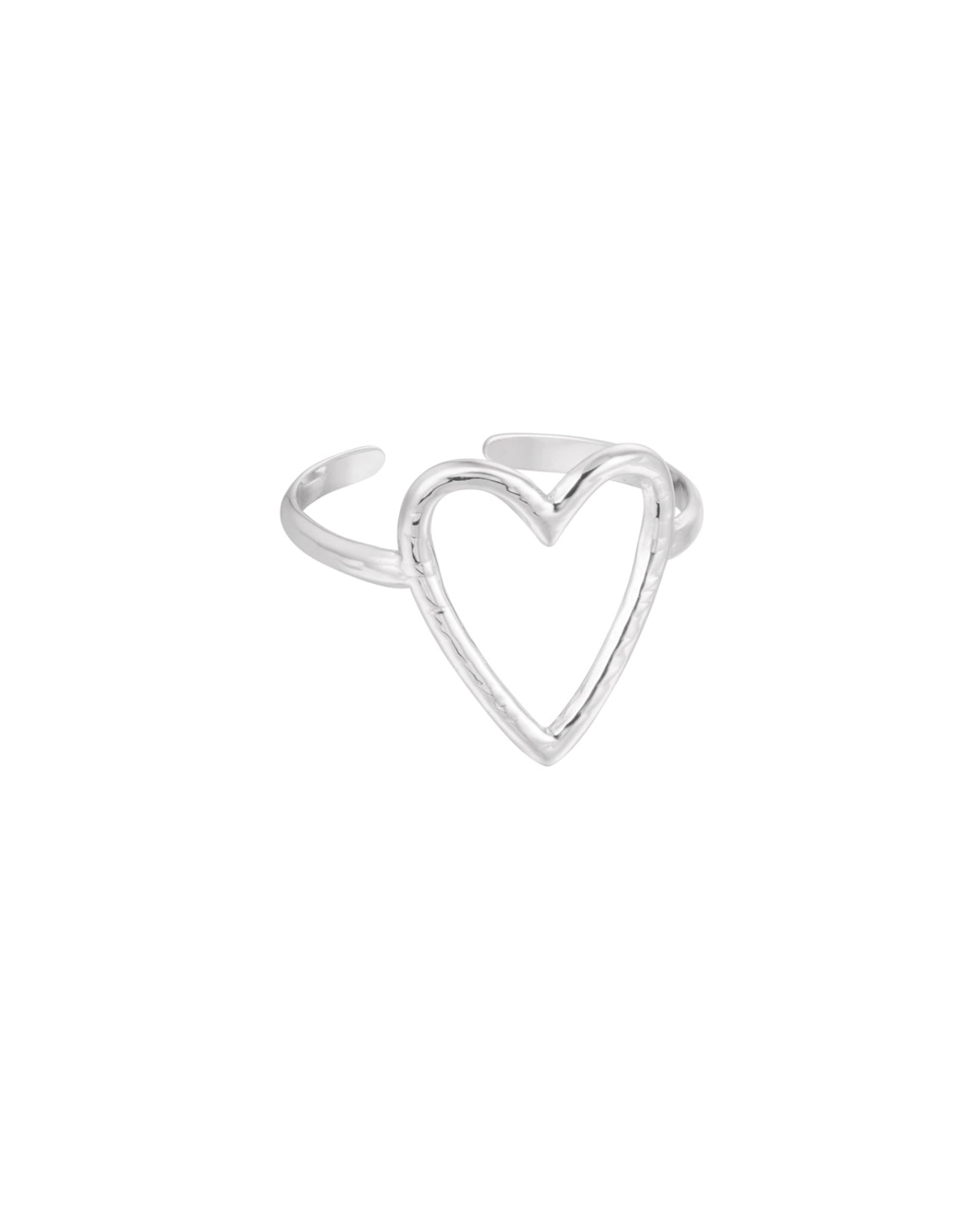 Anello heart silver