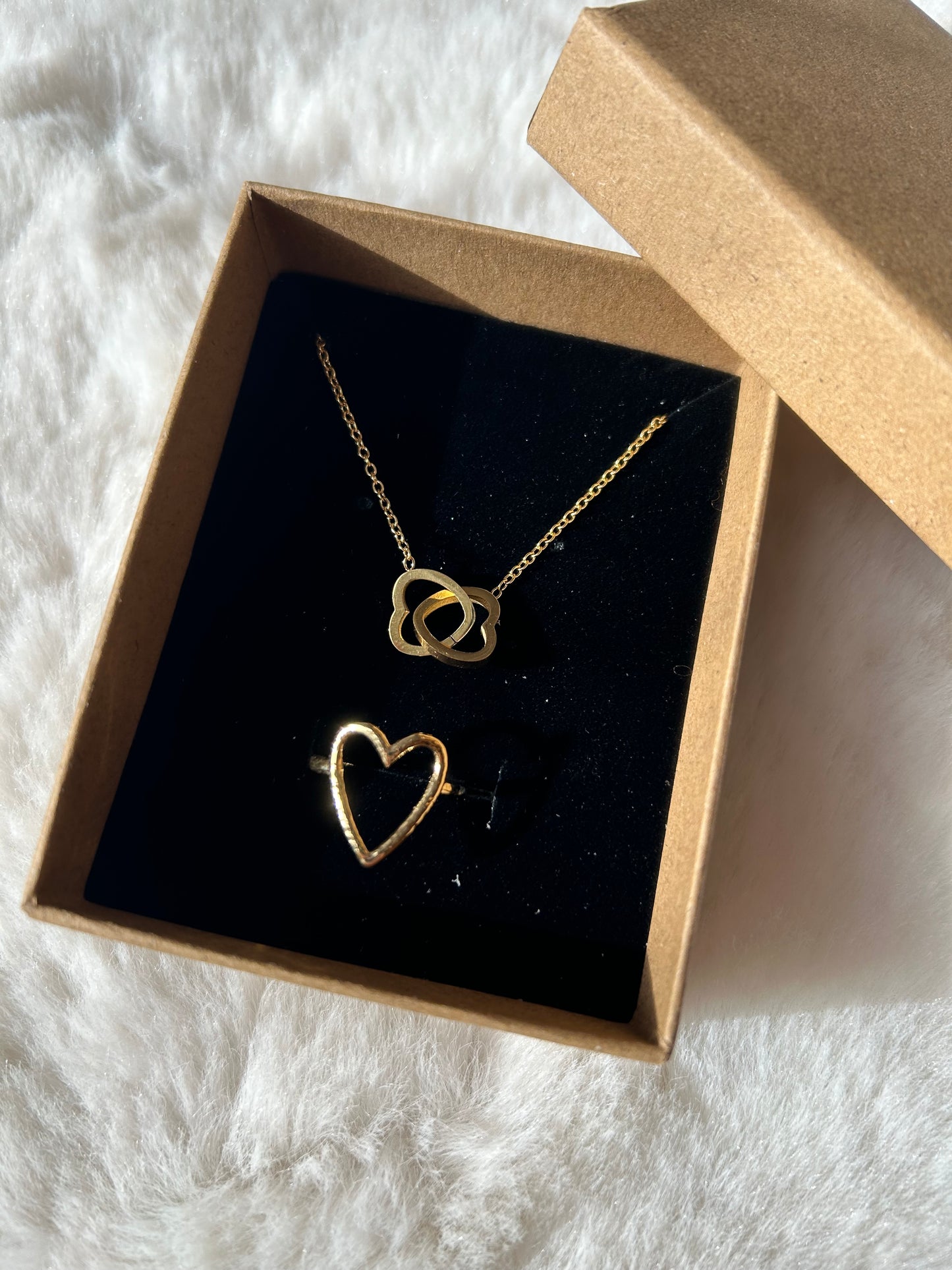 Set cuori gold