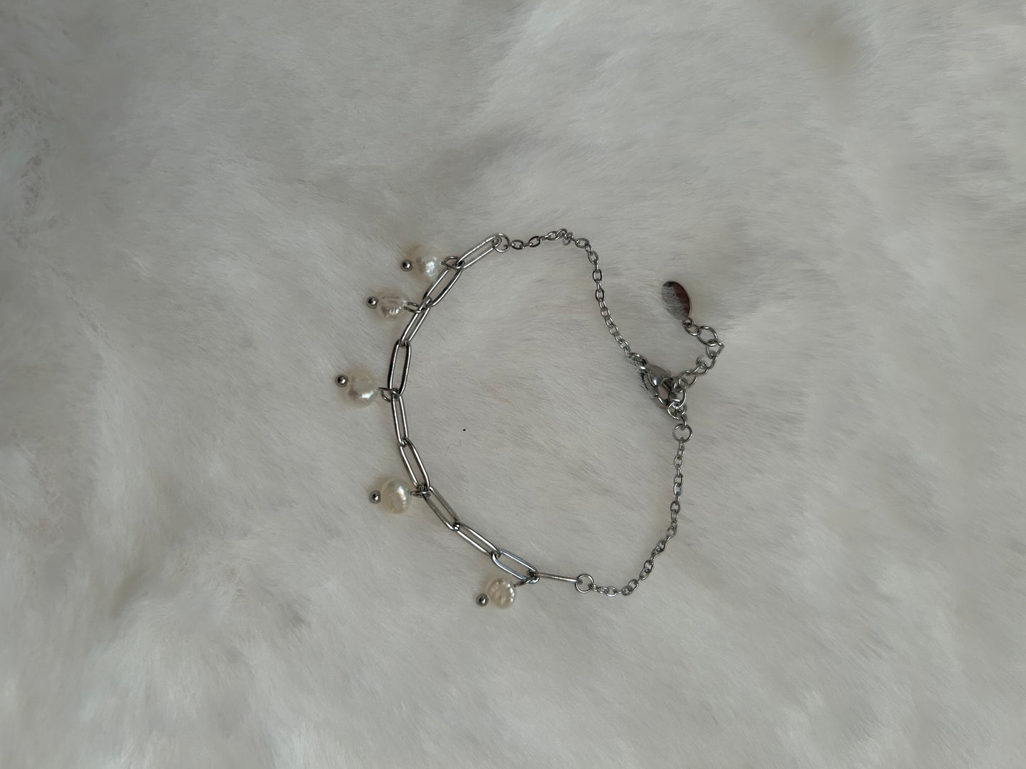 Bracciale perle silver