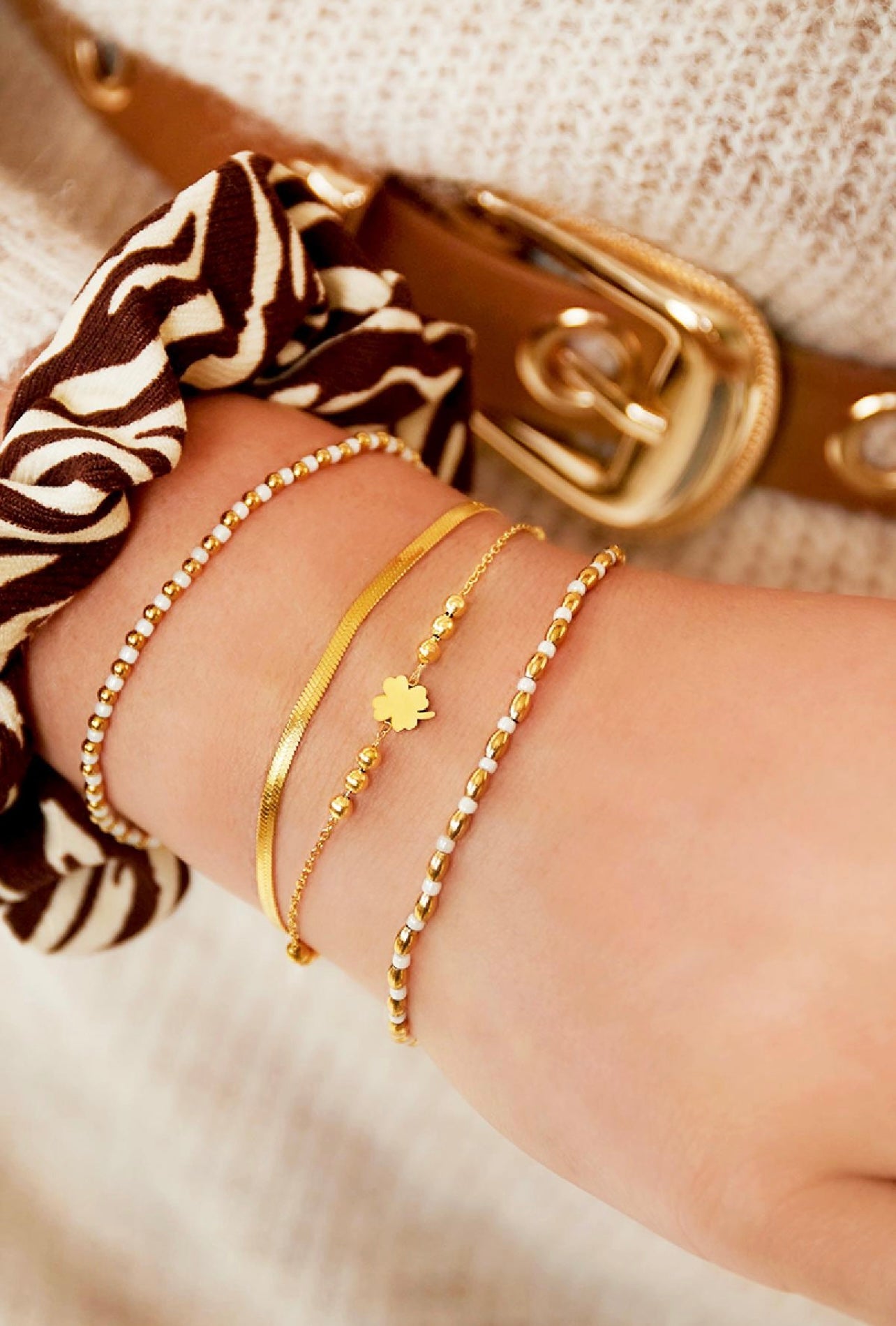 bracciale lucky gold