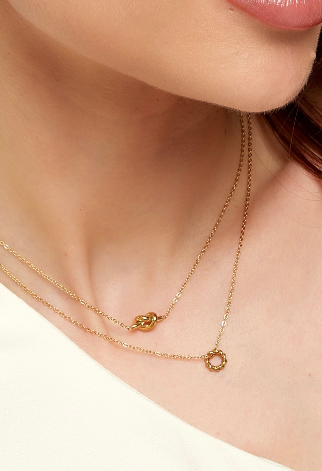 collana nodo gold