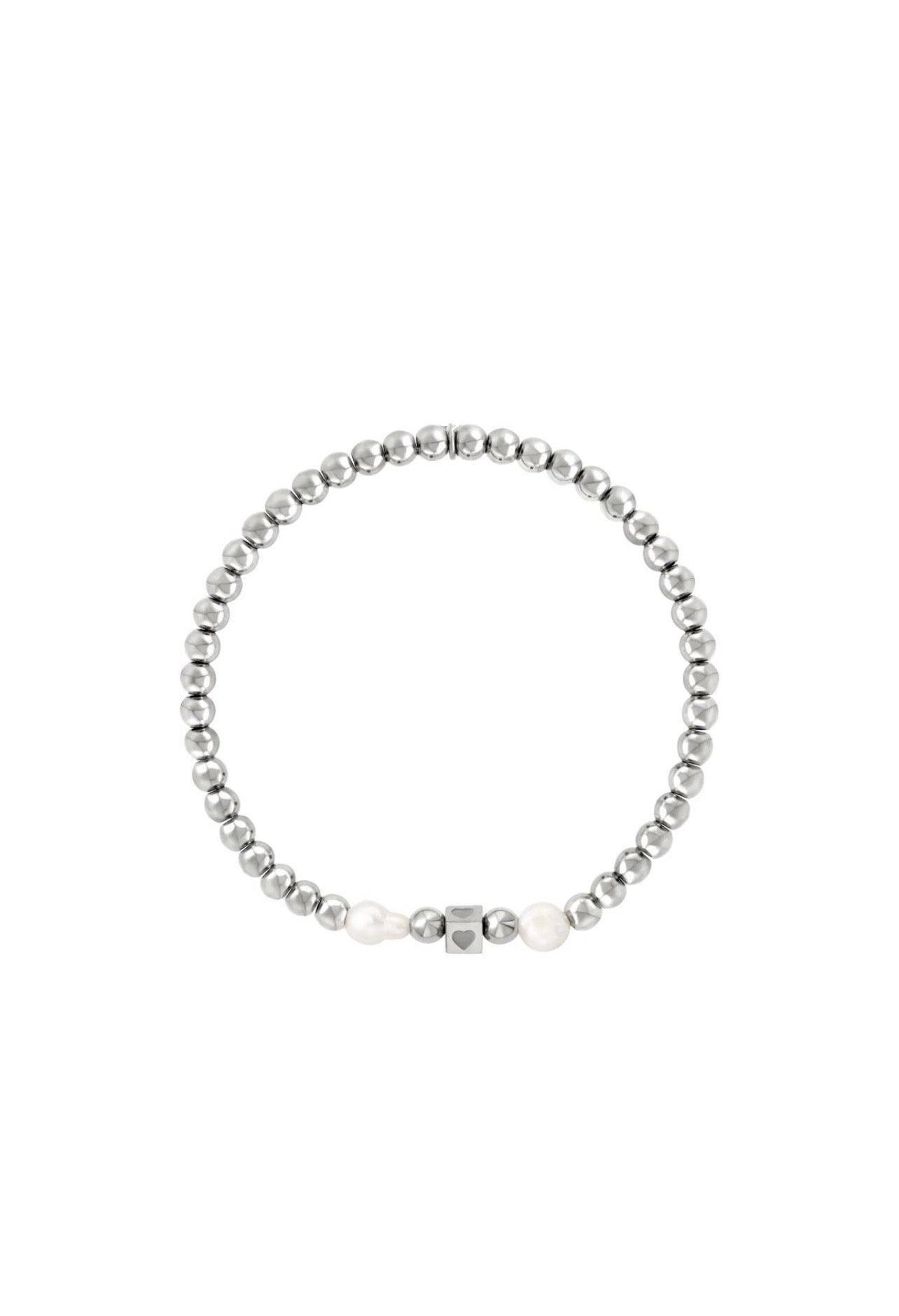 Bracciale elastico silver