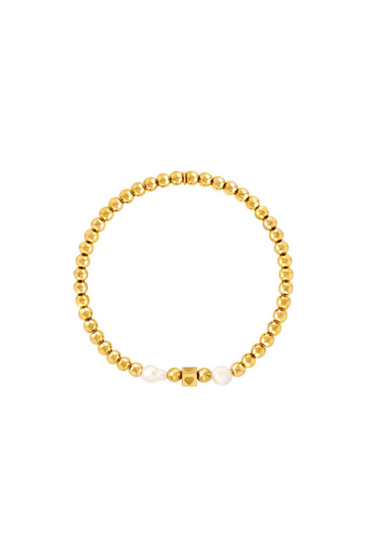 Bracciale elastico gold