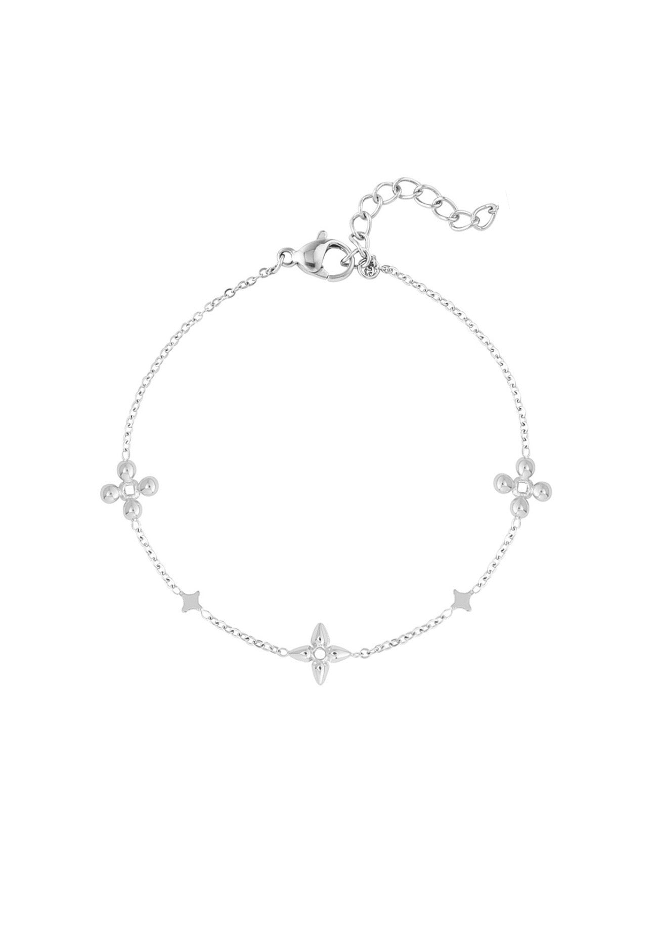 Bracciale fiorellini silver