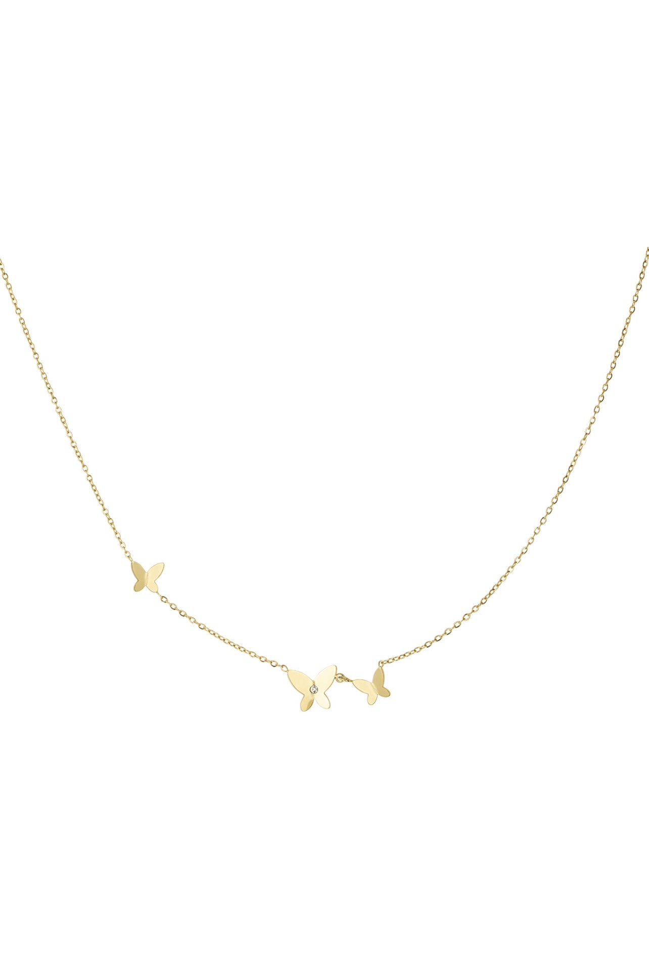 collana butterfly gold