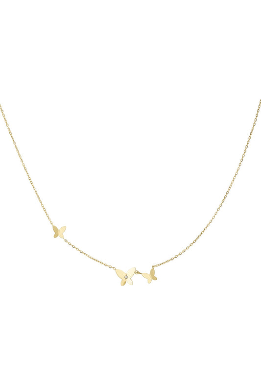 collana butterfly gold