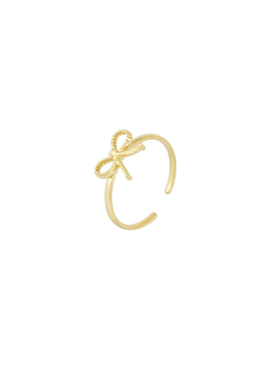 anello fiocchetto gold