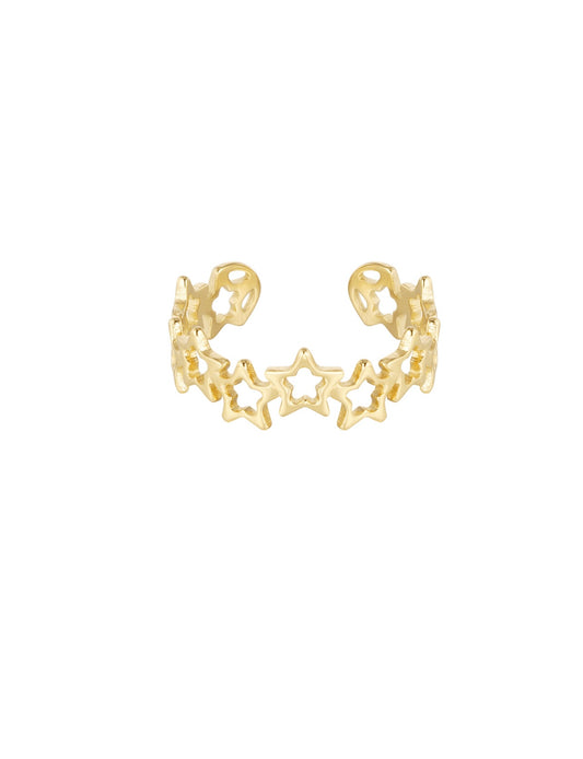 anello stars gold