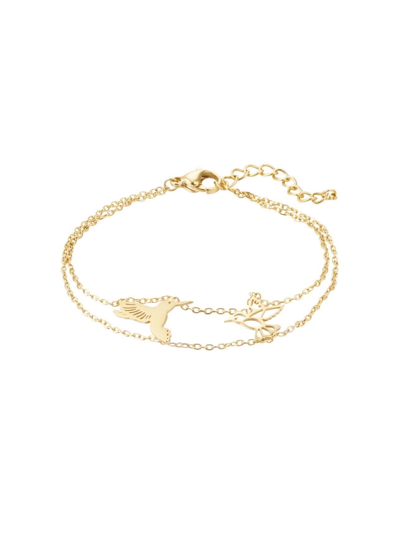 bracciale uccellini gold