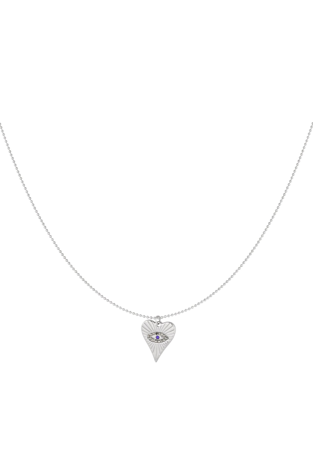 collana occhio greco silver