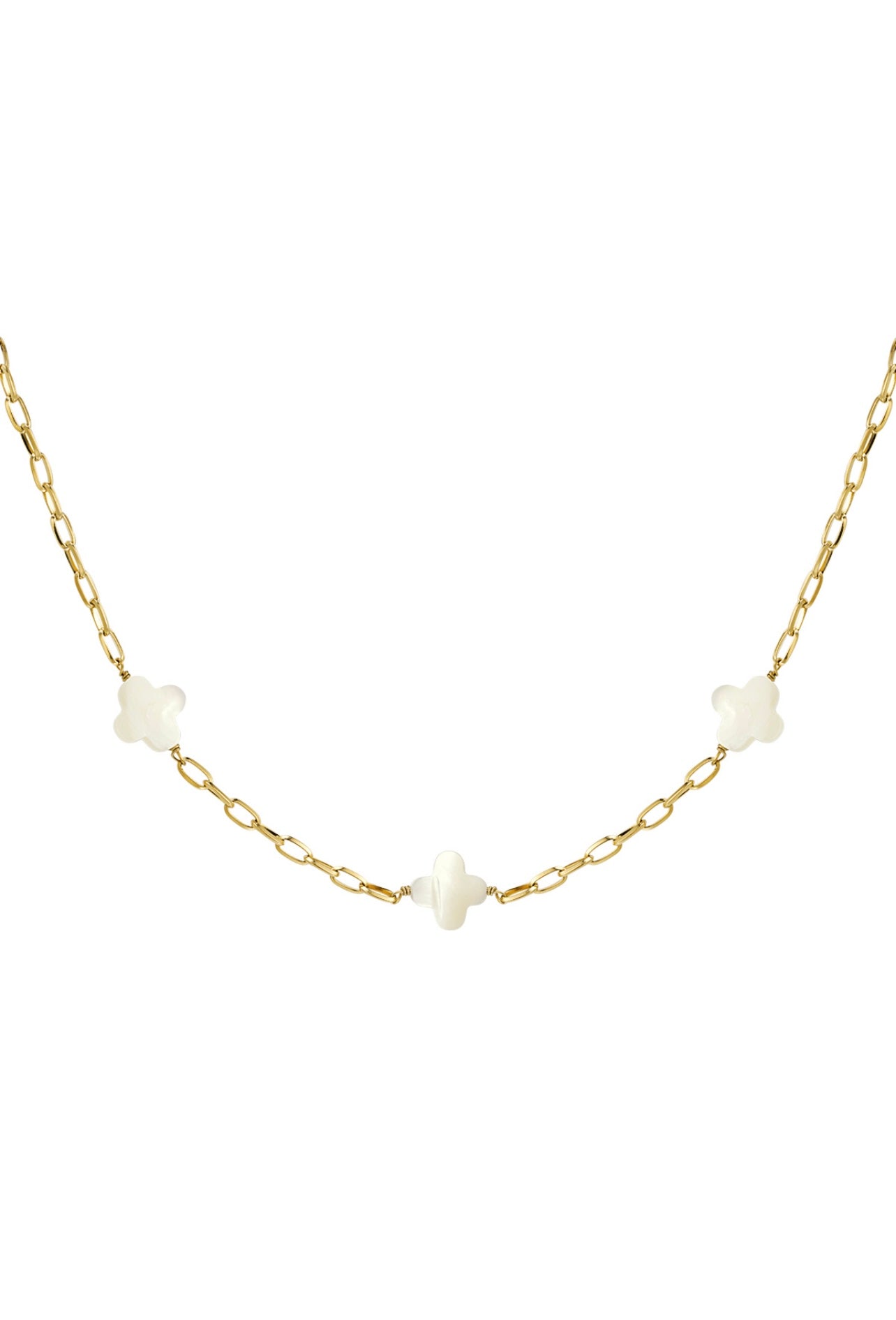 collana shell gold