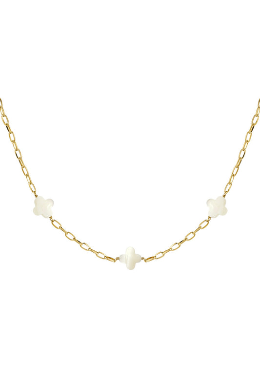 collana shell gold