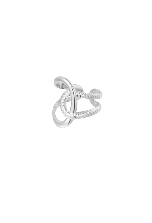 anello cross silver