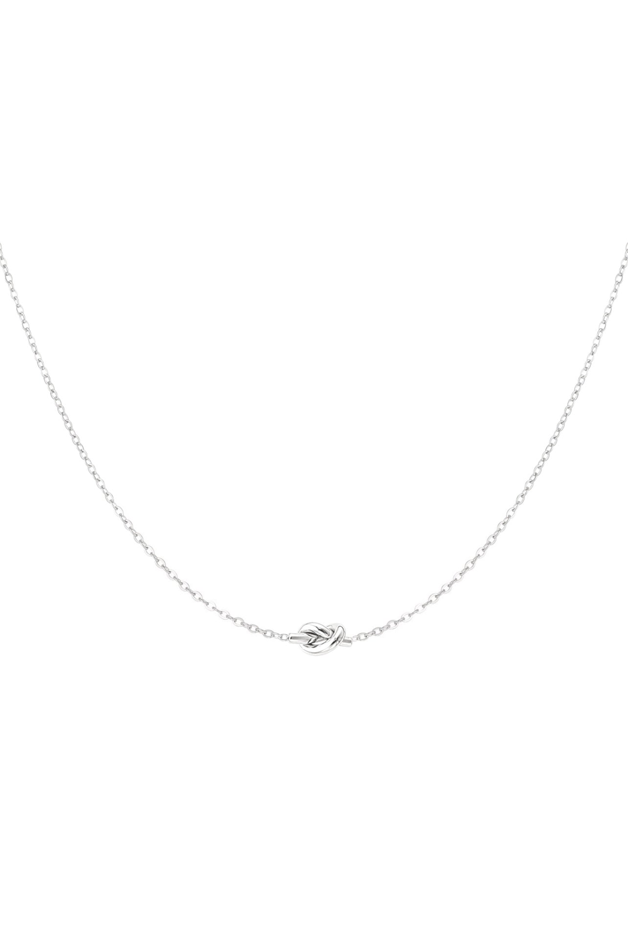 collana nodo silver