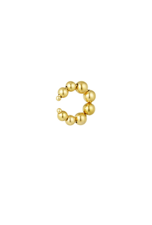 earcuff bubble gold